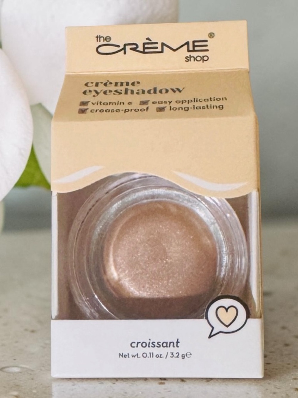 The Crème Shop Croissant Eyeshadow - Cream
